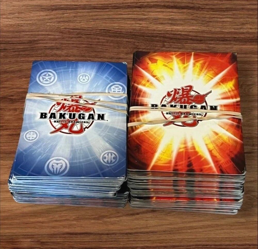 Bakugan Battle Brawlers 100+ Card Lot - 52 Magnetic Gate Cards + Regular Cards